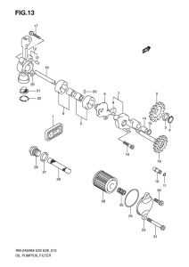 RM-Z450 Маслонасос