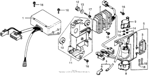 CX500 Electric plate + c.d.i. unit
