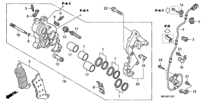 CBF1000A R. front brake caliper