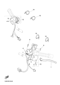 BT1100 Handle switch & lever