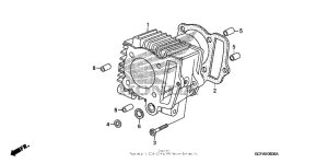 CRF70F Цилиндры