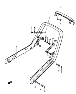 GS1150 Ручка пассажира
