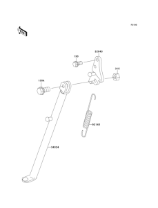 KX60 Подножка