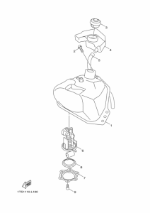 XC50 Топливный бак