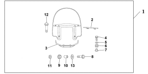 VTX1300S Custom w / shield