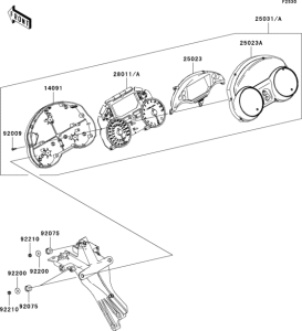 ZX1400 Приборы