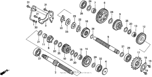 VT600CD2 Трансмиссия