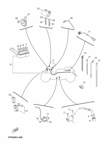YP250R Электрика 2