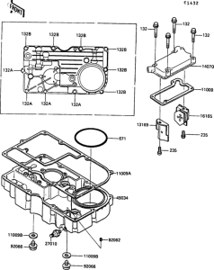 ZG1000 Breather body / oil pan