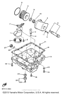 FJ1200B Маслянный фильтр