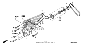ST1300P (ABS) Крышка водяной помпы