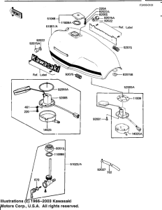 KZ1100 Tank fuel