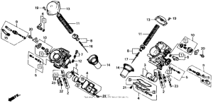 XL600V Детали карбюратора