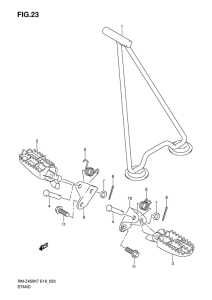 RM-Z450 Подножки