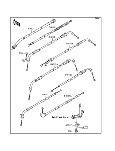 ZL400 Тросы управления