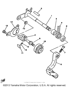  Вал переключения
