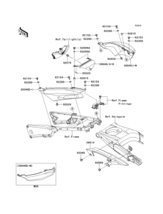 ZX1400 Боковые обтекатели