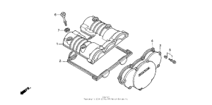 CB50 Крышка головки цилиндров