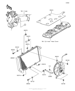 KLZ1000 Радиатор