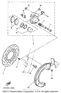 TT225T Передний суппорт