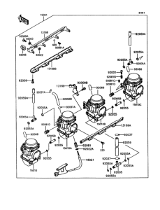 ZX400 Карбюратор