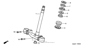 ST1100P Траверса нижняя