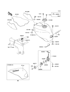 ZX600 Tank fuel