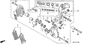 XL1000V Передний суппорт