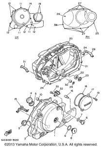 XV535H Боковые крышки