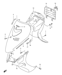 AN125 Щиток облицовочный