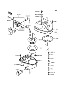 ZX250 Воздушный фильтр