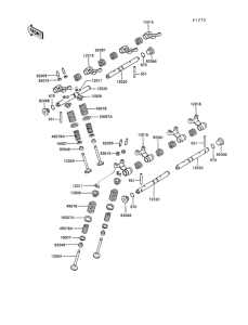 ZX500 Клапана