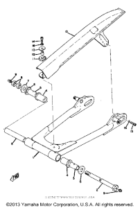 R5 Swing arm - chain case