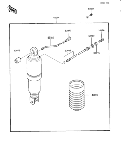 ZG1000 Абсорбер удавный в сборе задний