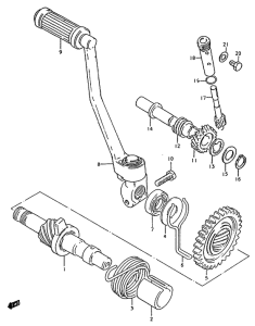 ZR50 Ножной стартер