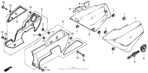GL1200I Боковые обтекатели
