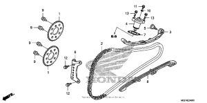 FSC600 (ABS) Cam chain + tensioner