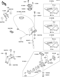 EX500 Fuel tank(1 / 2)