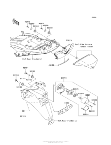 ZX1400 Фонарь