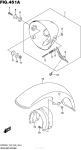 TU250 Фара головного света