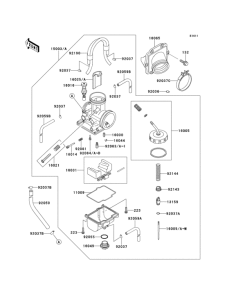 KX125 Carburetor(1 / 3)