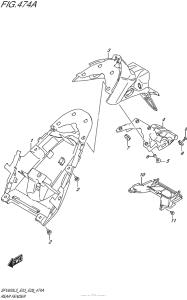 SFV650 Задний бампер
