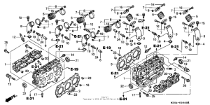 GL1500CD Головка цилиндров