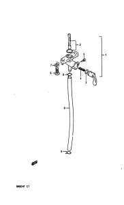 RM80 Топливный кран