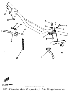 YZ490S Рулевые переключатели