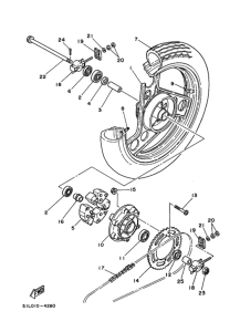 RZ350RR ﾘﾔﾎｲｰﾙ