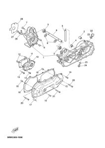 CS50Z Картер двигателя