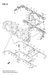 GSX-R1000 Throttle body hose / joint