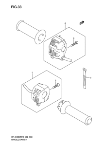 DR-Z400 Рулевой переключатель