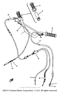 MX80H Руль -тросы